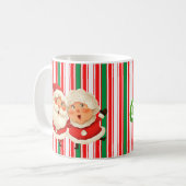 Mug Joyeux Noël M. Mme Clause (Devant gauche)