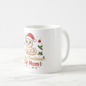 Mug Joyeux Noël Maman Chat (Devant droit)