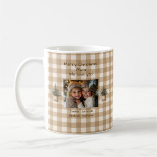 Mug Joyeux Noël Maman Russe Brown En vichy Photo
