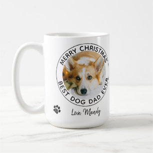 Mug Joyeux Noël Meilleur chien papa Jamais un animal d