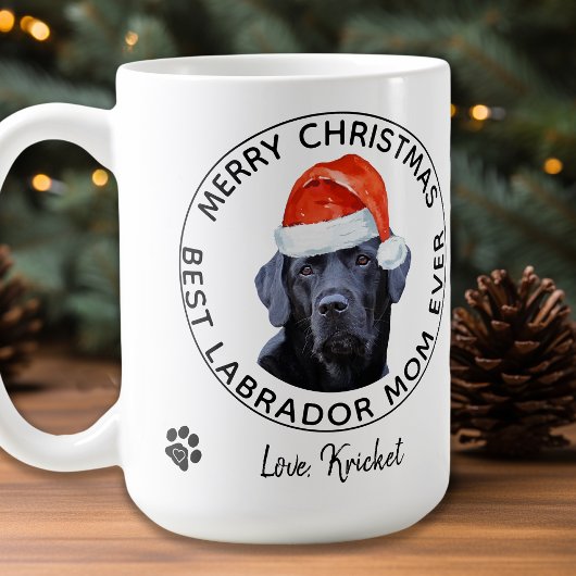 Mug Joyeux Noël Meilleur Labrador Maman Ever Black Lab