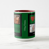 Mug Joyeux Noël Meilleure maman Ever collage photo (Centre)