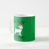 Mug Joyeux Noël Meowy - Drôle de Noël (Devant gauche)