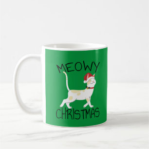 Mug Joyeux Noël Meowy - Noël drôle    