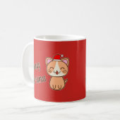 Mug Joyeux Noël miaou (Devant gauche)