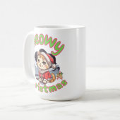 Mug Joyeux Noël miaou  (Devant gauche)