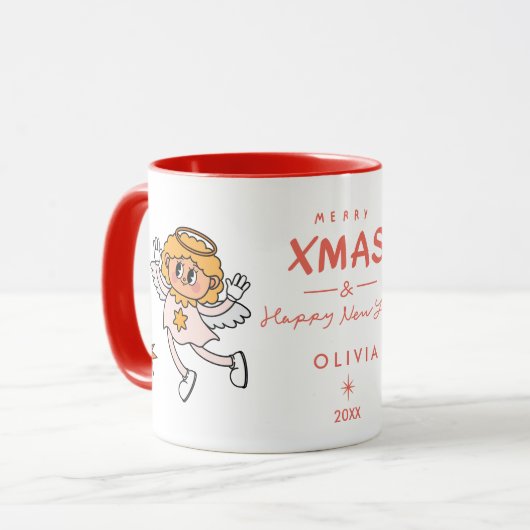 Mug Joyeux Noël Mignon (Devant gauche)