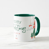 Mug Joyeux Noël Mignon (Devant droit)