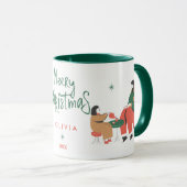 Mug Joyeux Noël Mignon (Devant droit)