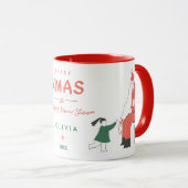 Mug Joyeux Noël Mignon (Devant droit)