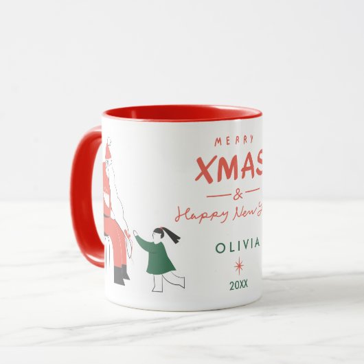 Mug Joyeux Noël Mignon (Devant gauche)