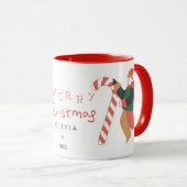 Mug Joyeux Noël Mignon (Devant droit)