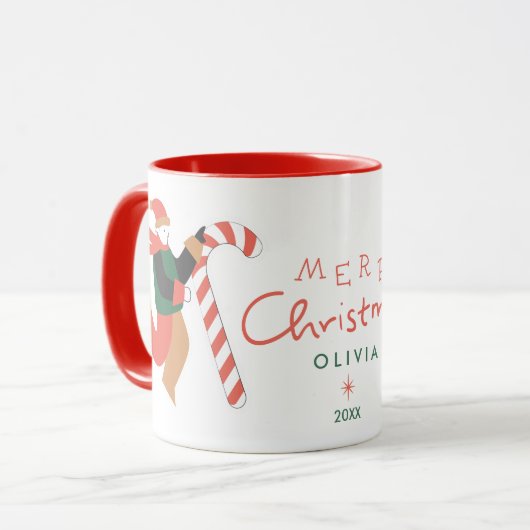 Mug Joyeux Noël Mignon (Devant gauche)