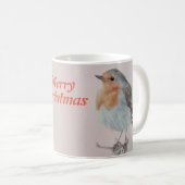 Mug "joyeux Noël" mignon Robin (Devant droit)