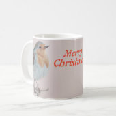 Mug "joyeux Noël" mignon Robin (Devant gauche)