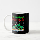 Mug Joyeux Noël mignon Xmas T-rex Asl Langue des Signe (Gauche)