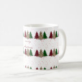 Mug Joyeux Noël moderne & élégant (Devant droit)