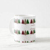 Mug Joyeux Noël moderne & élégant (Devant gauche)