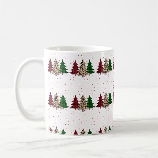 Mug Joyeux Noël moderne & élégant (Gauche)