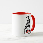 Mug Joyeux Noël moderne Gnome Holiday (Devant droit)