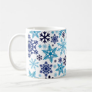 Mug Joyeux Noël Motif de Faux de neige d'hiver