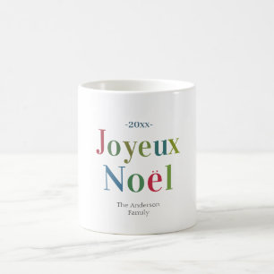 Mug Joyeux Noel Noël Coloré Français