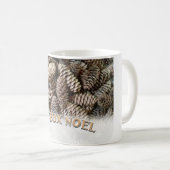 Mug Joyeux Noel Noël Pine Cône de Noël (Devant droit)
