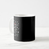 Mug Joyeux Noël Noël Squelette Danc (Devant gauche)