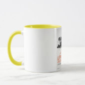Mug Joyeux Noël noir et blanc Couple Muet (Gauche)