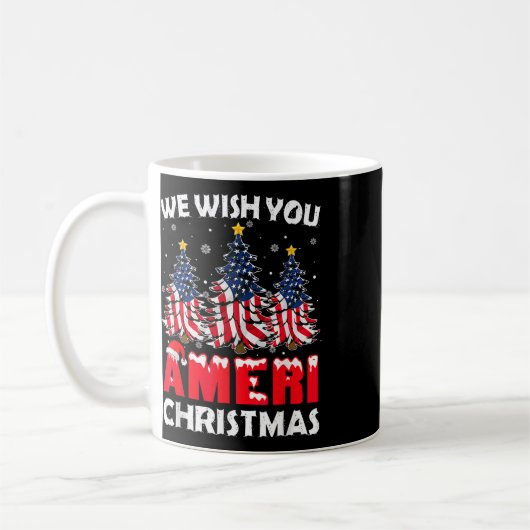 Mug Joyeux Noël Nous Vous Souhaitons Ameri Xmas Americ (Gauche)