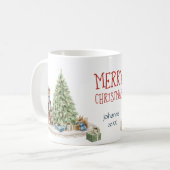 Mug Joyeux Noël Objet de décoration nostalgique pour a (Devant gauche)