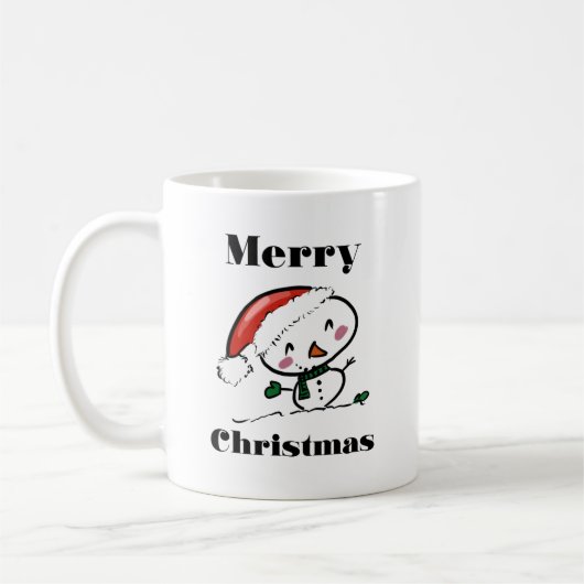 Mug Joyeux Noël Oiseau Chantant (Gauche)
