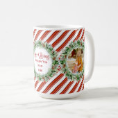 Mug Joyeux Noël On t'aime Maman Modèle photo (Devant droit)