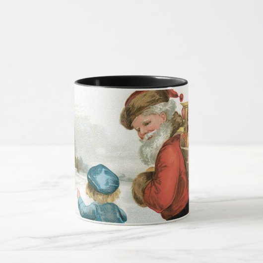 Mug Joyeux Noël par Ellen Clapsaddle (Centre)