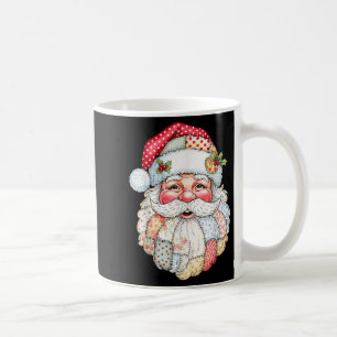 Mug Joyeux Noël Patchwork Visage Père Noël X-mas H