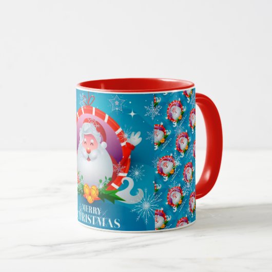 Mug Joyeux Noël Père Noël (Devant droit)