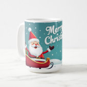 mug joyeux noël père noël (Devant gauche)