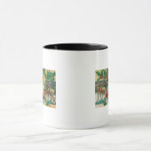 Mug Joyeux Noël Père Noël et Reindeer (Centre)