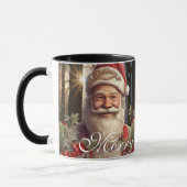 Mug Joyeux Noël Père Noël personnalisez (Gauche)