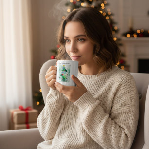 Mug Joyeux Noël personnalisé avec photo unique pour le