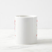 Mug Joyeux Noël personnalisé Bonhomme de neige Année p (Centre)