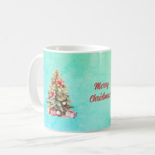 Mug Joyeux Noël personnalisé Texte de Noël Arbre de No