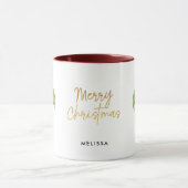 Mug Joyeux Noël personnalisés Palm Tree (Centre)