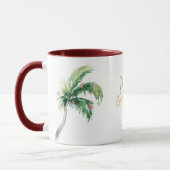 Mug Joyeux Noël personnalisés Palm Tree (Gauche)