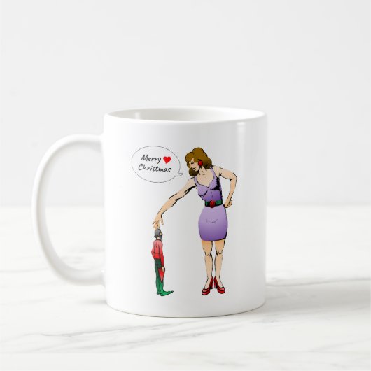 Mug Joyeux Noël Petit Lutin (Gauche)