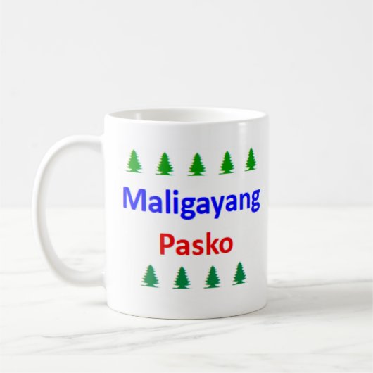 Mug joyeux Noël philippin (Gauche)