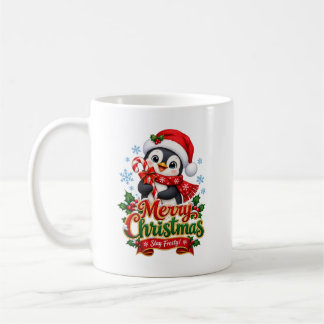 Mug Joyeux Noël Pingouin Restez Frosty