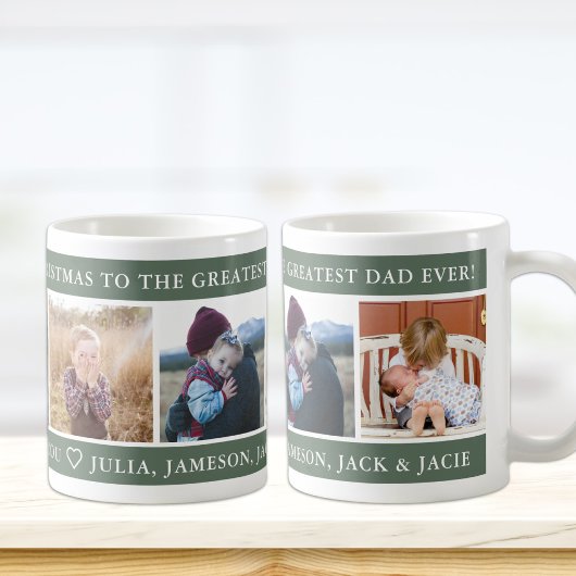 Mug Joyeux Noël Plus grand papa personnalisé