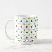Mug Joyeux Noël Points Nom (Gauche)