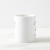 Mug Joyeux Noël pour enseignant | Aquarelle florale (Centre)